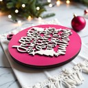  Handmade Wooden Christmas Ornaments, Farm Fresh Christmas Tree Holiday Home Decor, Unique Hanging Christmas Tree Decorations