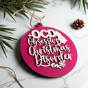  Handmade Wooden Christmas Ornaments, Farm Fresh Christmas Tree Holiday Home Decor, Unique Hanging Christmas Tree Decorations