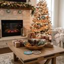  Handmade Wooden Christmas Ornaments, Farm Fresh Christmas Tree Holiday Home Decor, Unique Hanging Christmas Tree Decorations