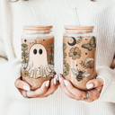  Halloween Coffee Mugs Modern 2pk | Fall & Autumn Drinkware Unique | Halloween Gift Ideas Cute and Funny