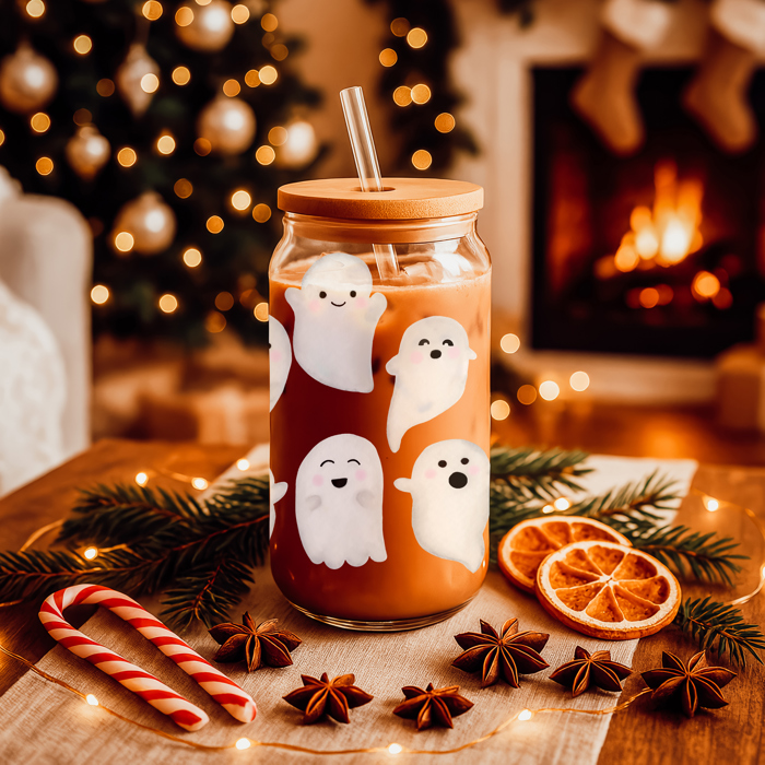 Halloween Coffee Mugs Modern 2pk | Fall & Autumn Drinkware Unique | Halloween Gift Ideas Cute and Funny