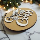  Handmade Wooden Christmas Ornaments, Farm Fresh Christmas Tree Holiday Home Decor, Unique Hanging Christmas Tree Decorations