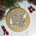  Handmade Wooden Christmas Ornaments, Farm Fresh Christmas Tree Holiday Home Decor, Unique Hanging Christmas Tree Decorations