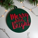  Handmade Wooden Christmas Ornaments, Farm Fresh Christmas Tree Holiday Home Decor, Unique Hanging Christmas Tree Decorations