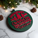  Handmade Wooden Christmas Ornaments, Farm Fresh Christmas Tree Holiday Home Decor, Unique Hanging Christmas Tree Decorations