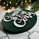  Handmade Wooden Christmas Ornaments, Farm Fresh Christmas Tree Holiday Home Decor, Unique Hanging Christmas Tree Decorations