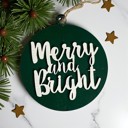  Handmade Wooden Christmas Ornaments, Farm Fresh Christmas Tree Holiday Home Decor, Unique Hanging Christmas Tree Decorations