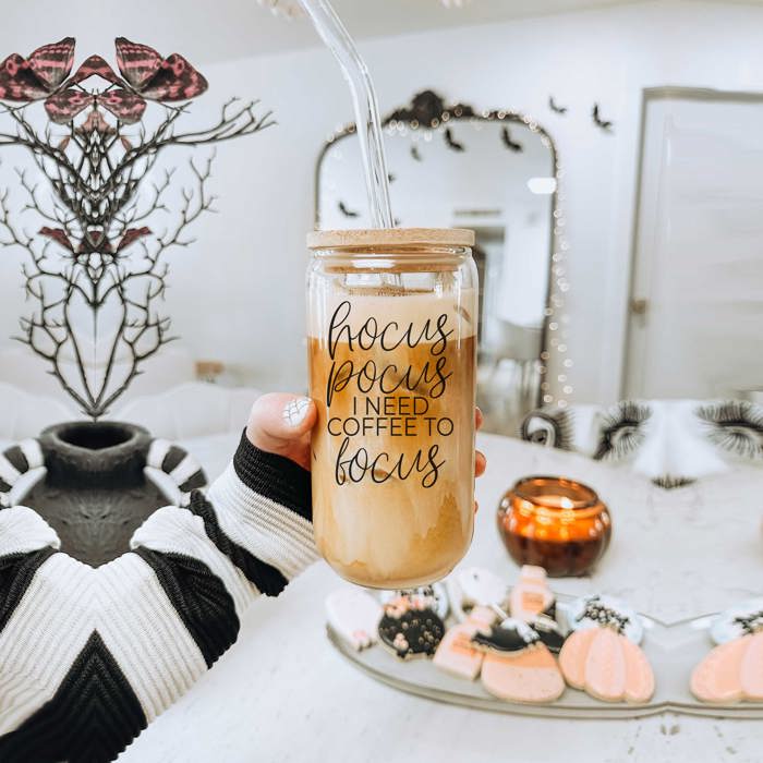 Halloween Coffee Mugs Modern 2pk | Fall & Autumn Drinkware Unique | Halloween Gift Ideas Cute and Funny