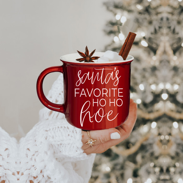 Ceramic Coffee Mugs 2pk | Funny Gift Ideas | Modern Farmhouse Drinkware | Funny Coffee Cups