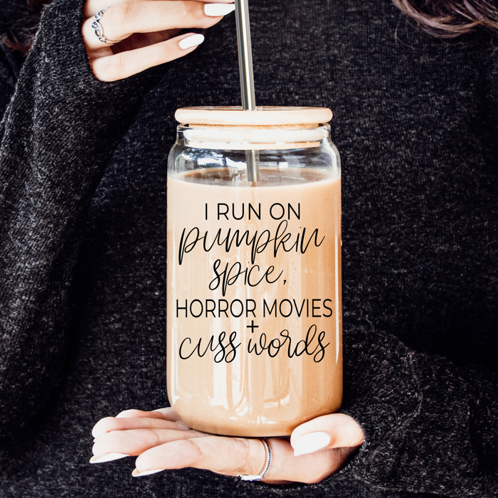 Halloween Coffee Mugs Modern 2pk | Fall & Autumn Drinkware Unique | Halloween Gift Ideas Cute and Funny