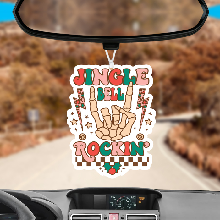 Car Air Fresheners, Hanging Christmas Freshies | Cheap Stocking Stuff Gifts | Pink Christmas | Funny Gift Ideas