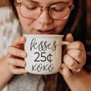  Ceramic Coffee Mugs 2pk | Funny Gift Ideas | Modern Farmhouse Drinkware | Funny Coffee Cups