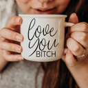 Ceramic Coffee Mugs 2pk | Funny Gift Ideas | Modern Farmhouse Drinkware | Funny Coffee Cups