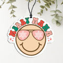 Merry Mama Car Air Fresheners, Hanging Christmas Freshies | Cheap Stocking Stuff Gifts | Pink Christmas | Funny Gift Ideas