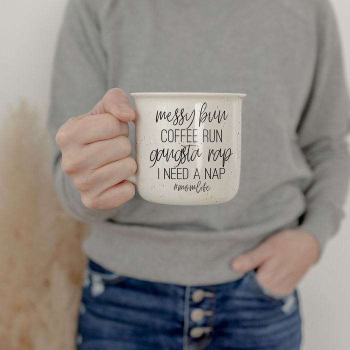 Ceramic Coffee Mugs 2pk | Funny Gift Ideas | Modern Farmhouse Drinkware | Funny Coffee Cups