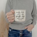  Ceramic Coffee Mugs 2pk | Funny Gift Ideas | Modern Farmhouse Drinkware | Funny Coffee Cups