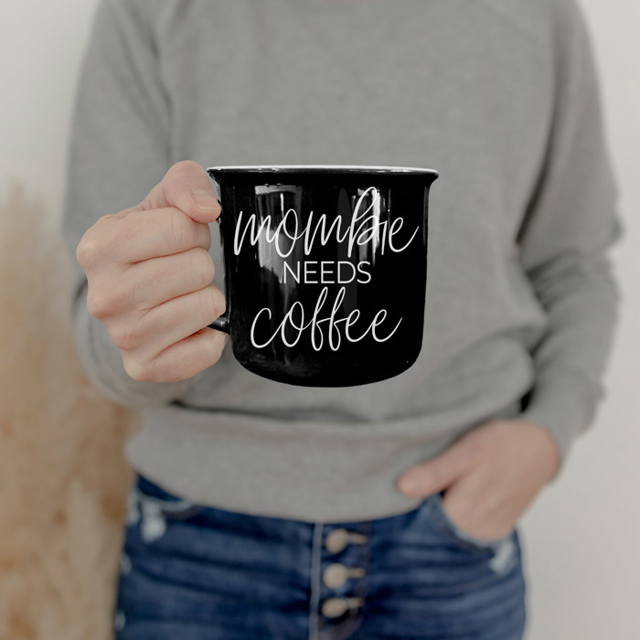 Halloween Coffee Mugs Modern 2pk | Fall & Autumn Drinkware Unique | Halloween Gift Ideas Cute and Funny