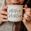  Ceramic Coffee Mugs 2pk | Funny Gift Ideas | Modern Farmhouse Drinkware | Funny Coffee Cups