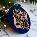  Handmade Wooden Christmas Ornaments, Farm Fresh Christmas Tree Holiday Home Decor, Unique Hanging Christmas Tree Decorations