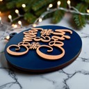  Handmade Wooden Christmas Ornaments, Farm Fresh Christmas Tree Holiday Home Decor, Unique Hanging Christmas Tree Decorations