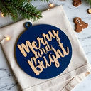  Handmade Wooden Christmas Ornaments, Farm Fresh Christmas Tree Holiday Home Decor, Unique Hanging Christmas Tree Decorations