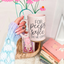  Easter Gift Bundle For Adults - Spring Ceramic Coffee Mugs and Soy Scented Candle 2pk | Pastel Easter Mugs & Spring Scents