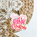  Car Air Fresheners, Hanging Christmas Freshies | Cheap Stocking Stuff Gifts | Pink Christmas | Funny Gift Ideas