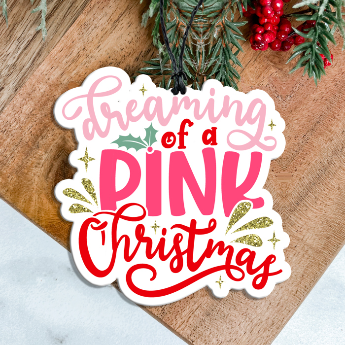 Car Air Fresheners, Hanging Christmas Freshies | Cheap Stocking Stuff Gifts | Pink Christmas | Funny Gift Ideas