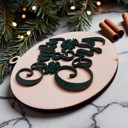  Handmade Wooden Christmas Ornaments, Farm Fresh Christmas Tree Holiday Home Decor, Unique Hanging Christmas Tree Decorations