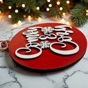  Handmade Wooden Christmas Ornaments, Farm Fresh Christmas Tree Holiday Home Decor, Unique Hanging Christmas Tree Decorations