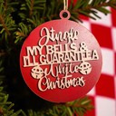  Funny Christmas Gifts for Cheap, Deck the Halls and Not Your Family, Holiday Humor, Funny Christmas Ornaments Handmade, Colorful Christmas Decorations