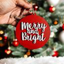  Handmade Wooden Christmas Ornaments, Farm Fresh Christmas Tree Holiday Home Decor, Unique Hanging Christmas Tree Decorations