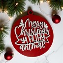  Handmade Wooden Christmas Ornaments, Farm Fresh Christmas Tree Holiday Home Decor, Unique Hanging Christmas Tree Decorations