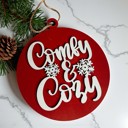  Handmade Wooden Christmas Ornaments, Farm Fresh Christmas Tree Holiday Home Decor, Unique Hanging Christmas Tree Decorations