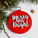  Handmade Wooden Christmas Ornaments, Farm Fresh Christmas Tree Holiday Home Decor, Unique Hanging Christmas Tree Decorations