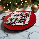  Handmade Wooden Christmas Ornaments, Farm Fresh Christmas Tree Holiday Home Decor, Unique Hanging Christmas Tree Decorations