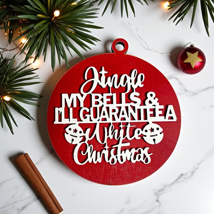Handmade Wooden Christmas Ornaments, Farm Fresh Christmas Tree Holiday Home Decor, Unique Hanging Christmas Tree Decorations