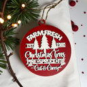  Funny Christmas Gifts for Cheap, Deck the Halls and Not Your Family, Holiday Humor, Funny Christmas Ornaments Handmade, Colorful Christmas Decorations