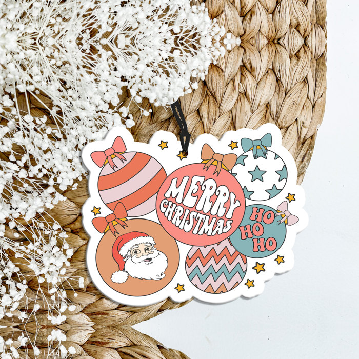 Car Air Fresheners, Hanging Christmas Freshies | Cheap Stocking Stuff Gifts | Pink Christmas | Funny Gift Ideas