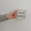  Ceramic Coffee Mugs 2pk | Funny Gift Ideas | Modern Farmhouse Drinkware | Funny Coffee Cups