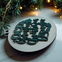  Handmade Wooden Christmas Ornaments, Farm Fresh Christmas Tree Holiday Home Decor, Unique Hanging Christmas Tree Decorations