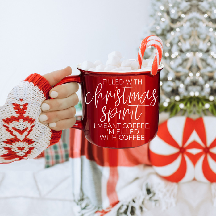 Ceramic Coffee Mugs 2pk | Funny Gift Ideas | Modern Farmhouse Drinkware | Funny Coffee Cups