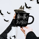 Ceramic Coffee Mugs 2pk | Funny Gift Ideas | Modern Farmhouse Drinkware | Funny Coffee Cups