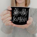  Halloween Coffee Mugs Modern 2pk | Fall & Autumn Drinkware Unique | Halloween Gift Ideas Cute and Funny