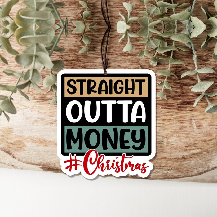 Car Air Fresheners, Hanging Christmas Freshies | Cheap Stocking Stuff Gifts | Pink Christmas | Funny Gift Ideas