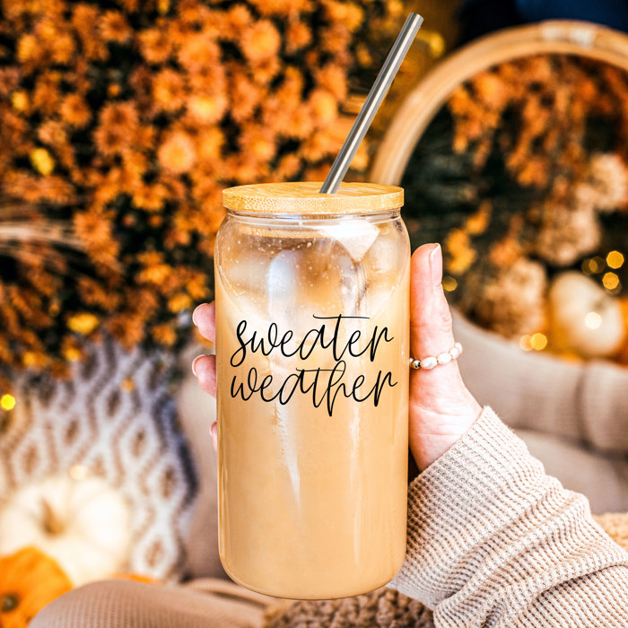 Halloween Coffee Mugs Modern 2pk | Fall & Autumn Drinkware Unique | Halloween Gift Ideas Cute and Funny