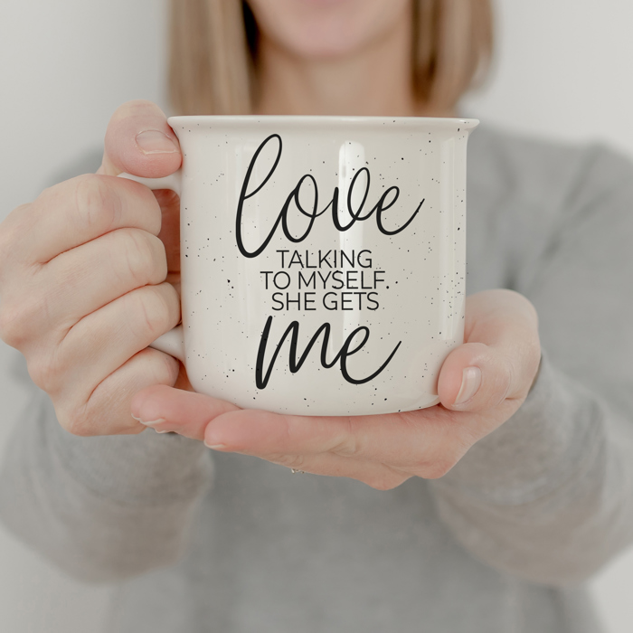 Ceramic Coffee Mugs 2pk | Funny Gift Ideas | Modern Farmhouse Drinkware | Funny Coffee Cups