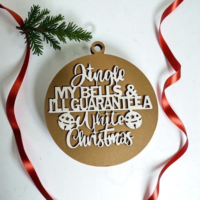 Handmade Wooden Christmas Ornaments, Farm Fresh Christmas Tree Holiday Home Decor, Unique Hanging Christmas Tree Decorations