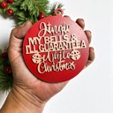  Handmade Wooden Christmas Ornaments, Farm Fresh Christmas Tree Holiday Home Decor, Unique Hanging Christmas Tree Decorations