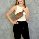 Caramel Beige Crossbody Bag - water resistant 